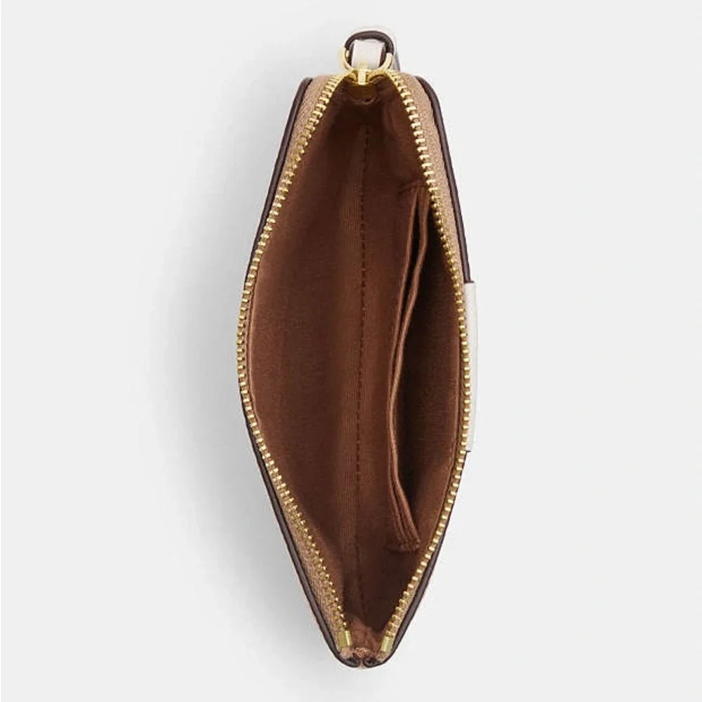COACH | Corner Zip Wristlet In Signature Coated Canvas Summer Vacation Beach